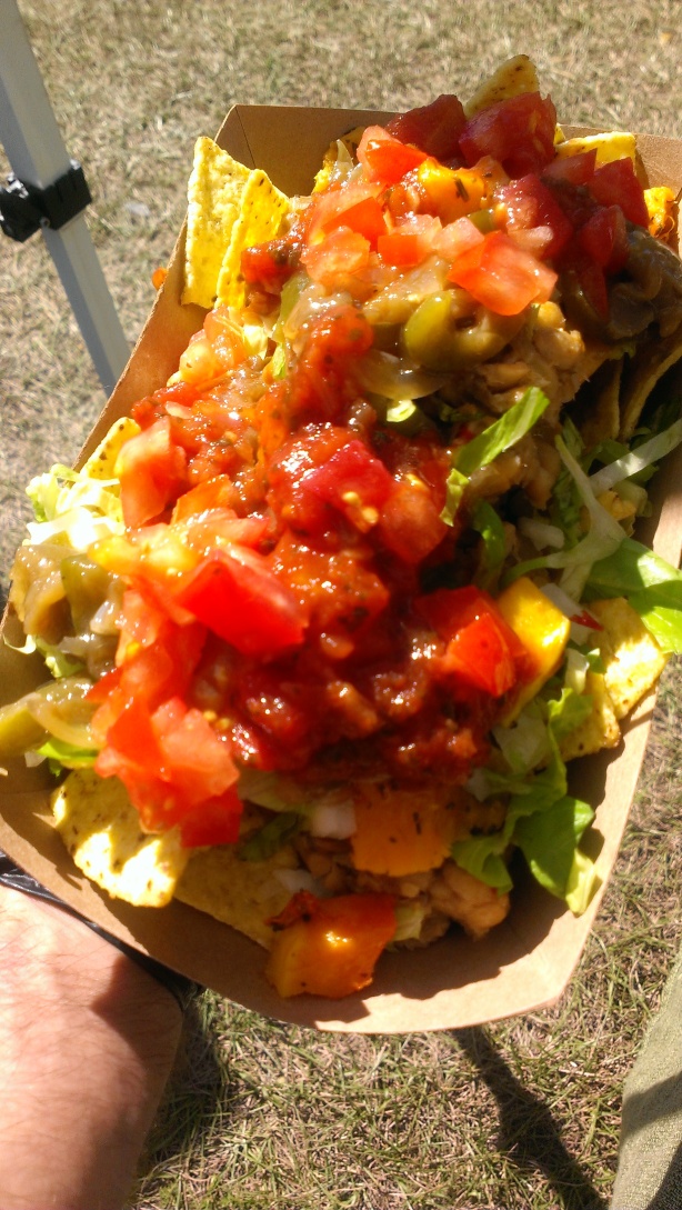 Our nachos beat the Hell out of the other vegan nacho place.